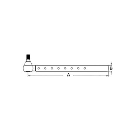 Aftermarket New Fits Ford Fits New Holland Tractor Long Tie Rod TW25 TW35 TW5 8 C E2NN3280AA